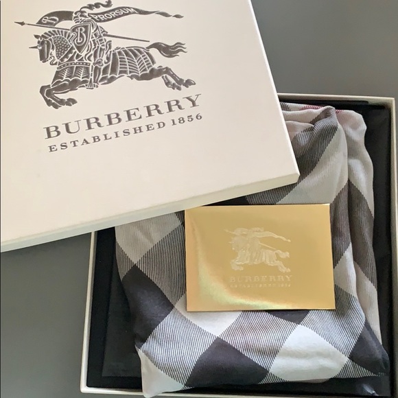 Burberry Accessories Burberry Silk Scarf Poshmark
